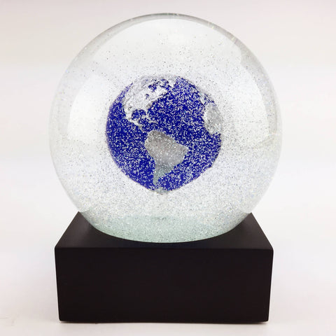 Big Blue Marble Snow Globe CoolSnowGlobes