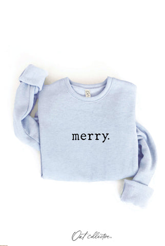 MERRY. Graphic Sweatshirt  : DARK H.SAGE / XL OAT COLLECTIVE