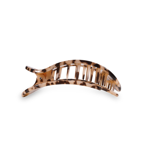 Round Flat Hair Clip | Medium | Blonde Tortoise TELETIES