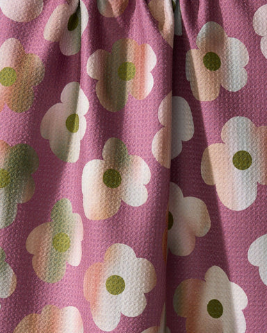 Brushed Bouquet Tea Towel Geometry