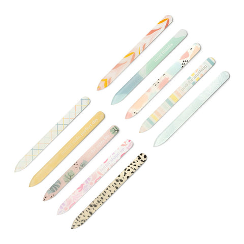 Lemon Lavender Glass Nail Files DM Merchandising