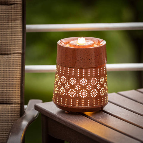 Groovy Floral Tabletop Fountai Sullivans Home Decor