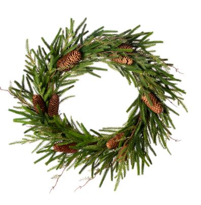 24" MIX AUSTRIAN PINE WREATH CRI Sales Inc.