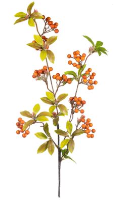 28" BERRY SPRAY W/LEAVES - OTDR ORANG CRI Sales Inc.