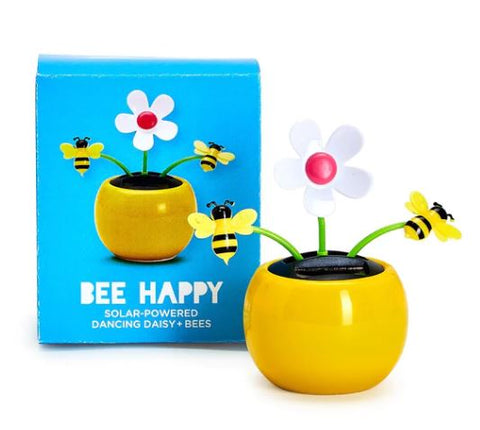 Bee Happy Solar Powered Dancing Daisy and Bees Two's Company