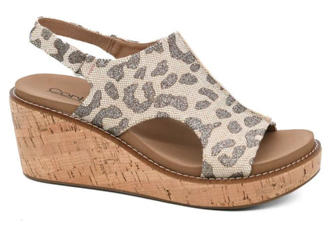 CARLEY - Tan Sparkle Leopard Corkys Footwear, Inc.