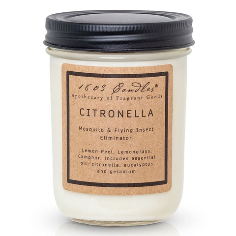 Citronella-14oz Jar Candle 1803 Candles