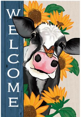 Mooove Over For Fall Suede Garden Flag Evergreen Enterprises