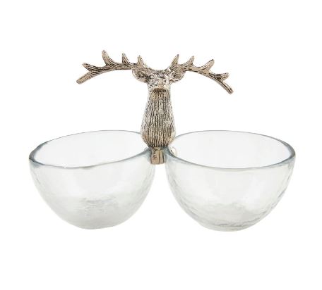 GLASS DEER DOUBLE DIP Mud Pie