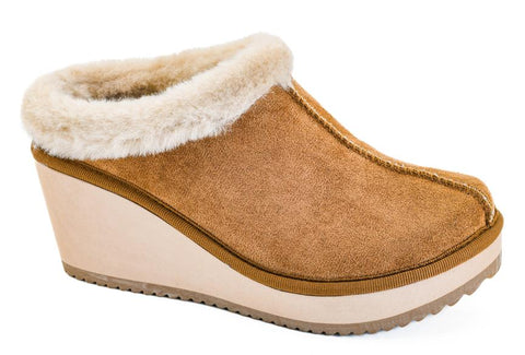 EASY GOING - Tobacco Faux Suede Corkys Footwear, Inc.