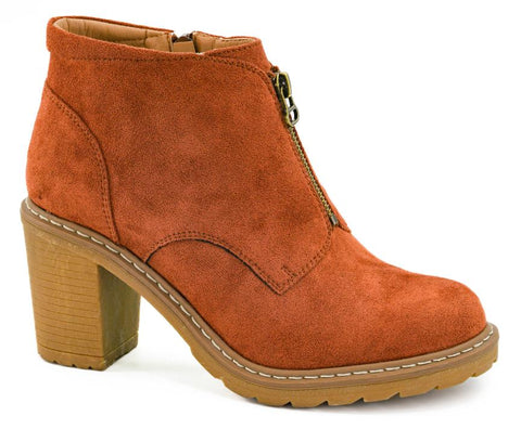 GRAHAM CRACKER - Rust Faux Suede Corkys Footwear, Inc.