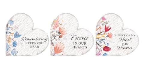 Floral Memorial Heart Ganz