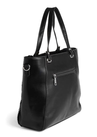 Jenna Studded Tote + Crossbody -  Black TGB Brands