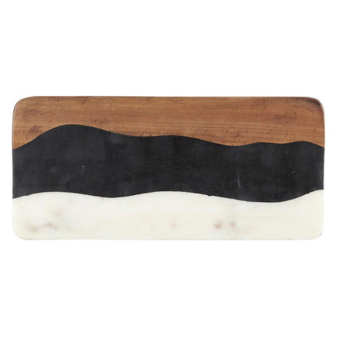 Marble + Wood Serving Board Creative Brands