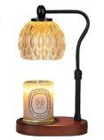 Candle Warmer Lamp-Crystal Black Candyl