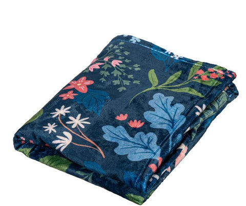 Bursting Botanicals Plush Blanket Evergreen Enterprises