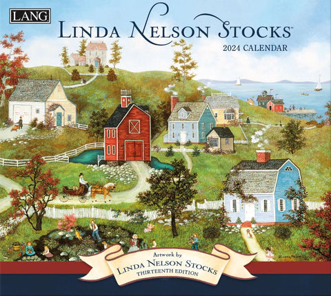 LINDA NELSON STOCKS 2024 WALL CALENDAR Lang Companies, Inc