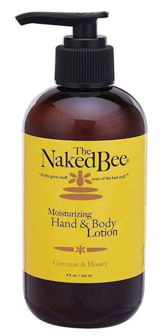 Coconut & Honey Lotion 8 oz Pump Bottle The Naked Bee