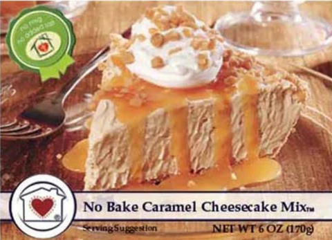 No Bake Caramel Cheesecake Mix Country Home Creations