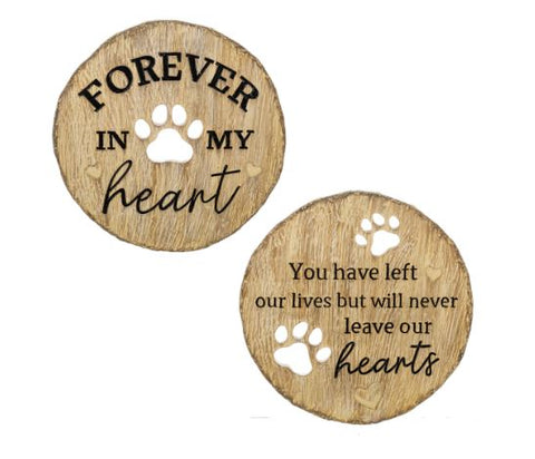 Pet Memorial Garden - Round Stepping Stones Ganz