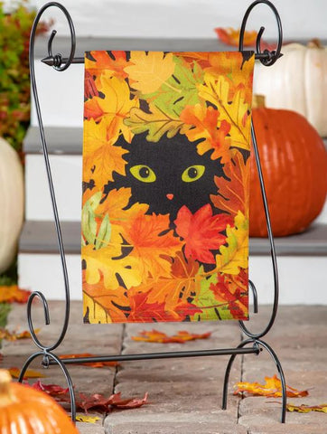 Peekaboo Cat Burlap Garden Evergreen Enterprises