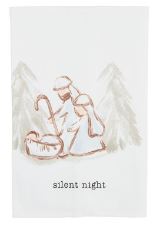 SILENT NATIVITY COTTON TOWEL Mud Pie