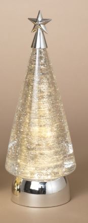 11.75"H Lit Spinning Water Tree The Gerson Companies