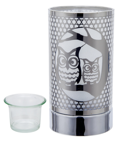 Silver Owl Touch Lamp Peterson Housewares