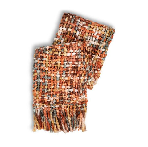 Woven Throw Blanket - Terracotta Demdaco