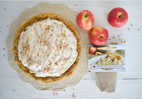 No Bake Toffee Apple Cheesecake Mix Country Home Creations