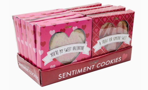 Valentine's Sentiment Cookies TooGoodGourmet