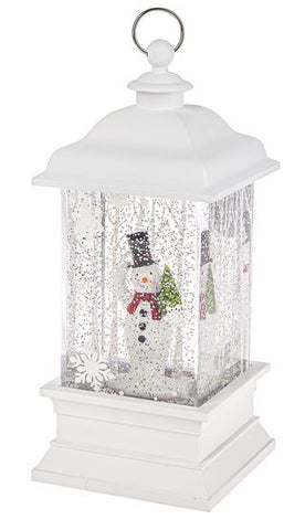 BO LED SNOWMAN LANTERN ACRYLIC Ganz