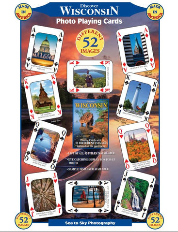 Discover Wisconsin Playing Cards Sea to Sky Photography