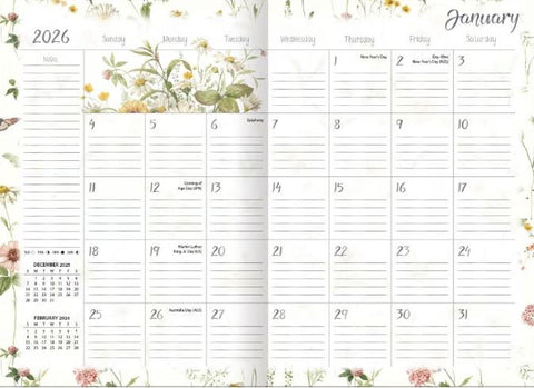 WATERCOLOR SEASONS-2026 LANG MONTHLY PKT PLN Lang Companies, Inc