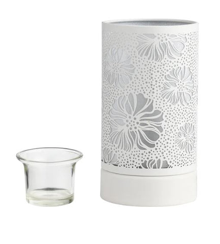 White Flower Touch Lamp Peterson Housewares
