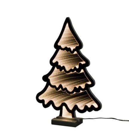 15.5" WHITE CHRISTMAS TREE INFINITY LIG Christmas Tradition