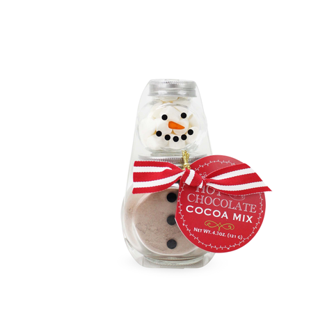 2 Stack Glass Jar - Snowman Cocoa Set: Assorted - 6 of Each Too Good Gourmet