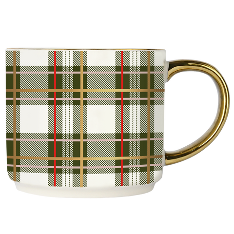 *NEW* Green Plaid Coffee Mug - Christmas Decor & Gifts Sweet Water Decor