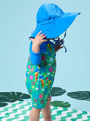 Baby Boys Parrot Palms Long Sleeve One Piece Rash Guard Swimsuit
: Green / 6-12m RuffleButts + RuggedButts