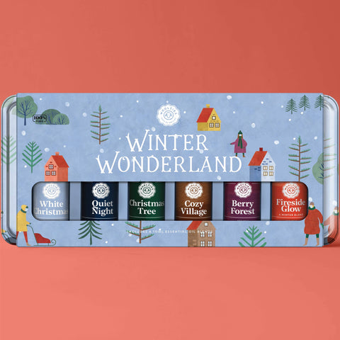 Winter Wonderland Essential Oil Tin Set Of 6 Woolzies