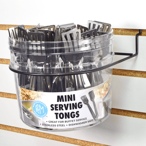 Wall Bucket Refill Serving Tongs SS /24 R&M International