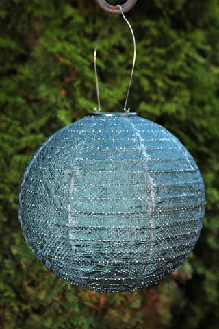 Stella Market 12" Globe Solar Lantern - Ink Allsop Home & Garden