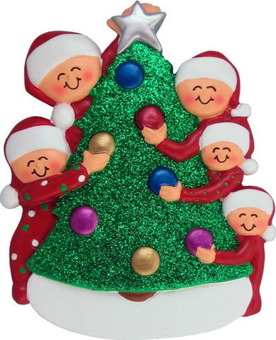 Family Decorating Tree: 3 Ornament Central
