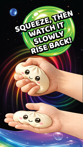Fun Doh Mystery Slow Rise Dumpling VIRAL Squish Toy: Wholesale Price Novelty Brands