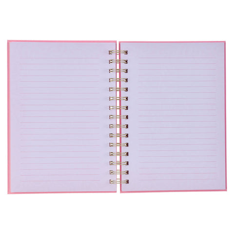 Journal Wirebound Pink She is Brave Christian Art Gifts