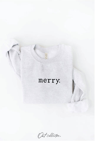 MERRY. Graphic Sweatshirt  : DARK H.SAGE / S OAT COLLECTIVE