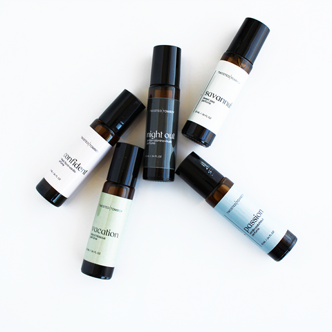 Perfume Countertop Display (25 Roll-On Perfumes W/Testers) Twisted Tomboy | Bath+Body+Shower+Shave