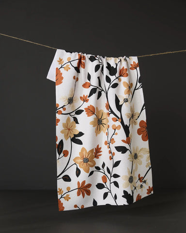 Spiced Florals Tea Towel Geometry