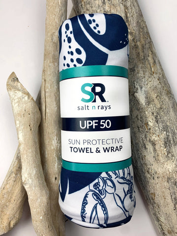 UPF 50 Beach Towel/Wrap - Nauti Crab Salt n Rays