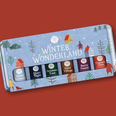 Winter Wonderland Essential Oil Tin Set Of 6 Woolzies